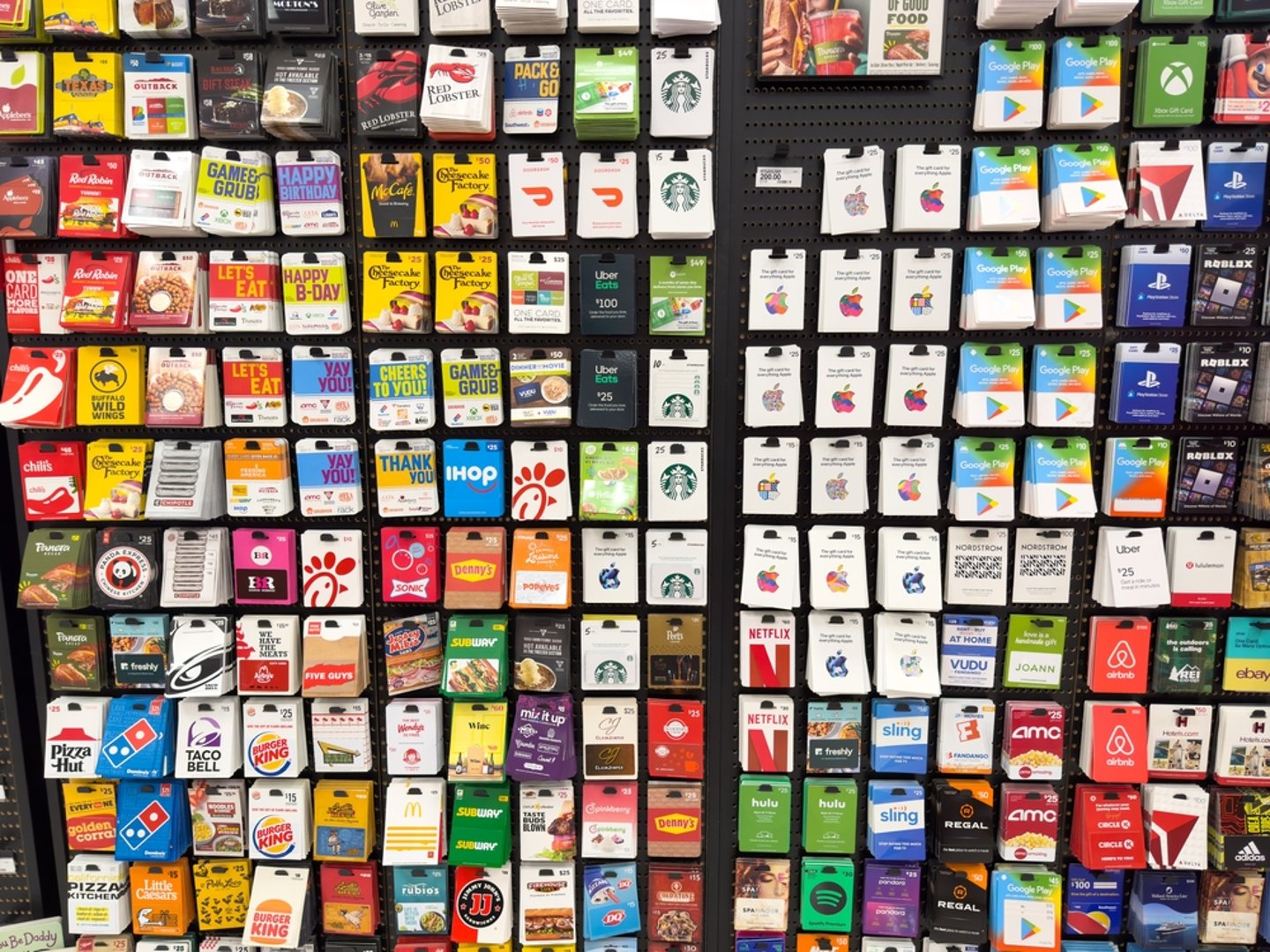 Gift cards
