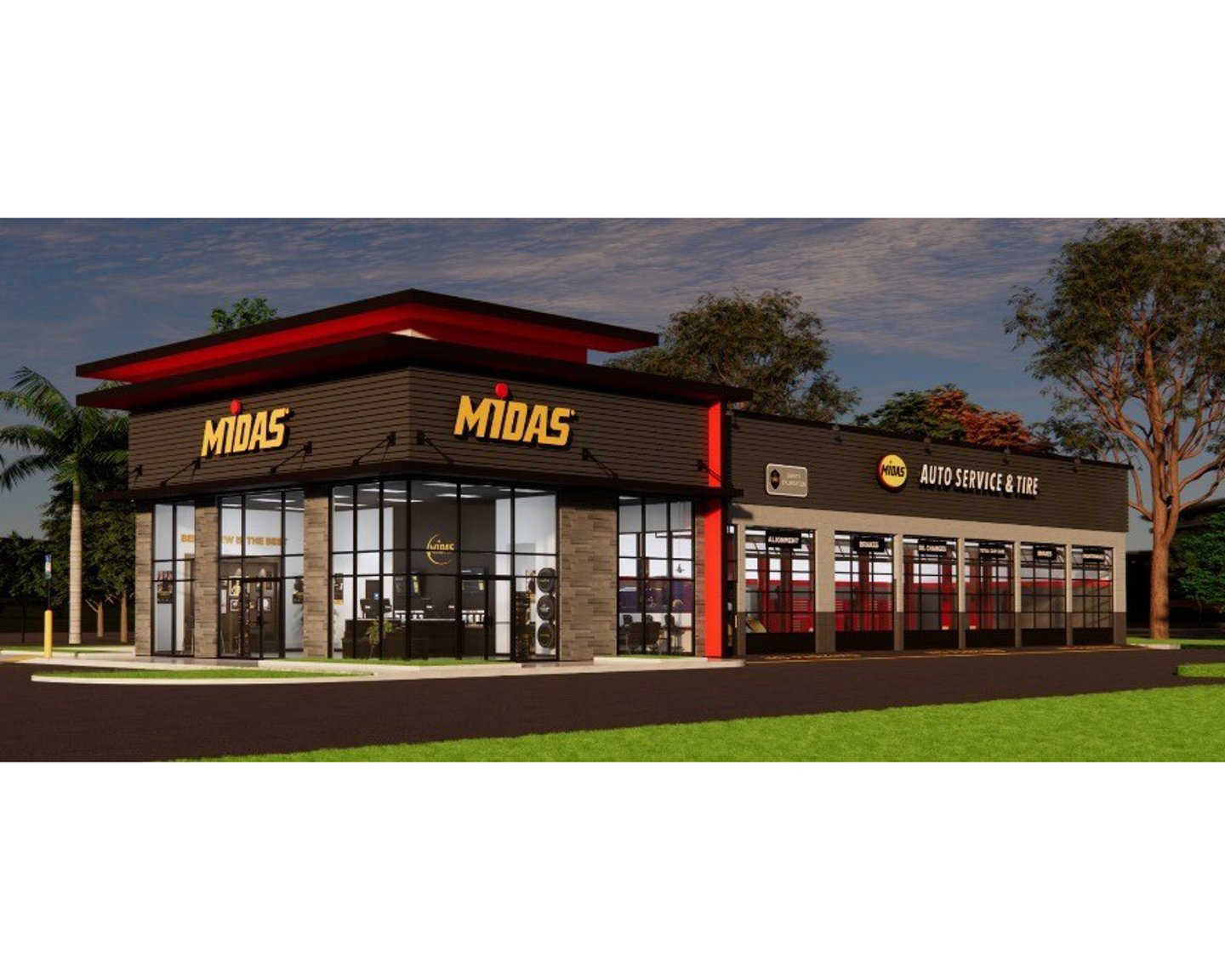 Midas store design concept