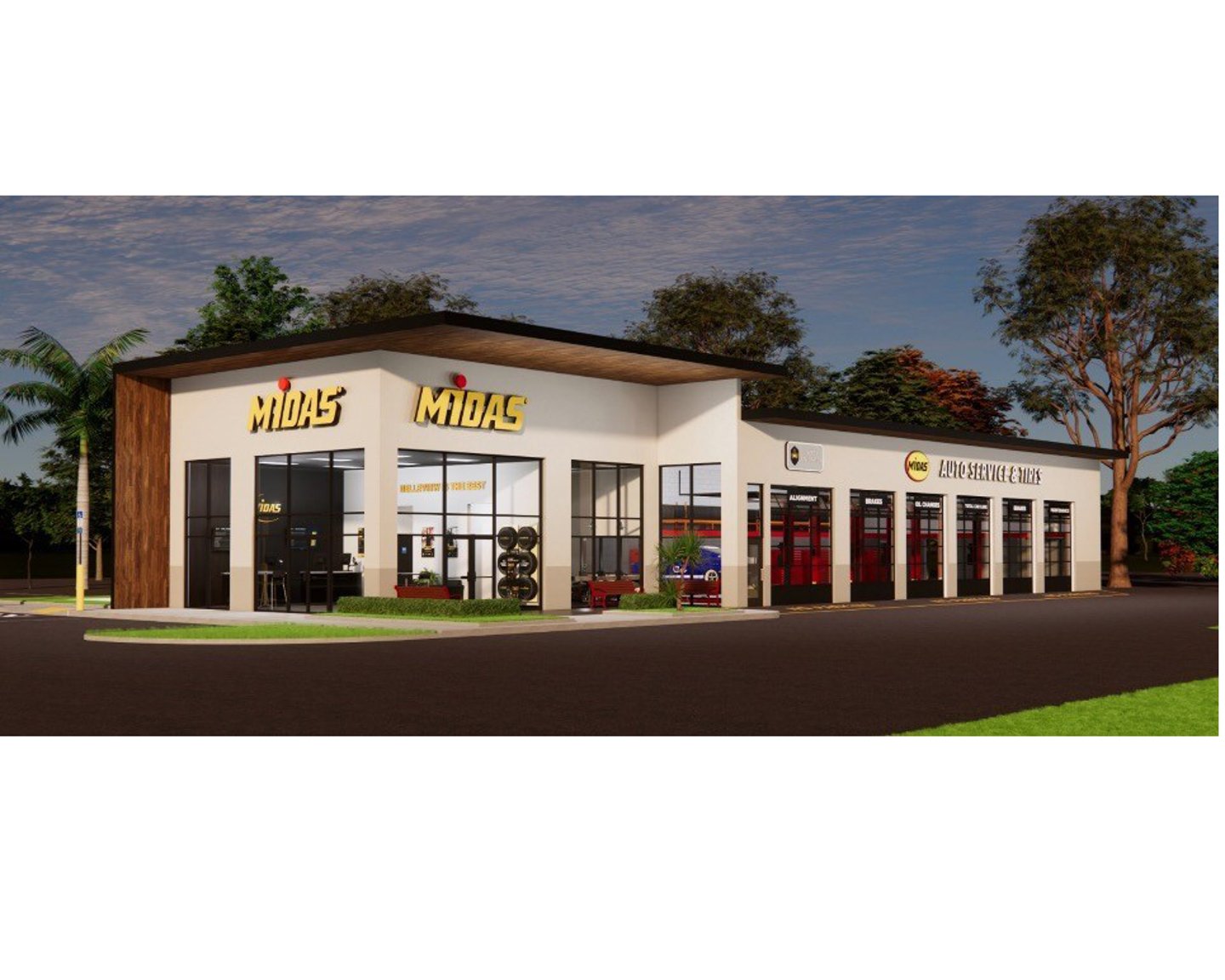 Midas store design concept
