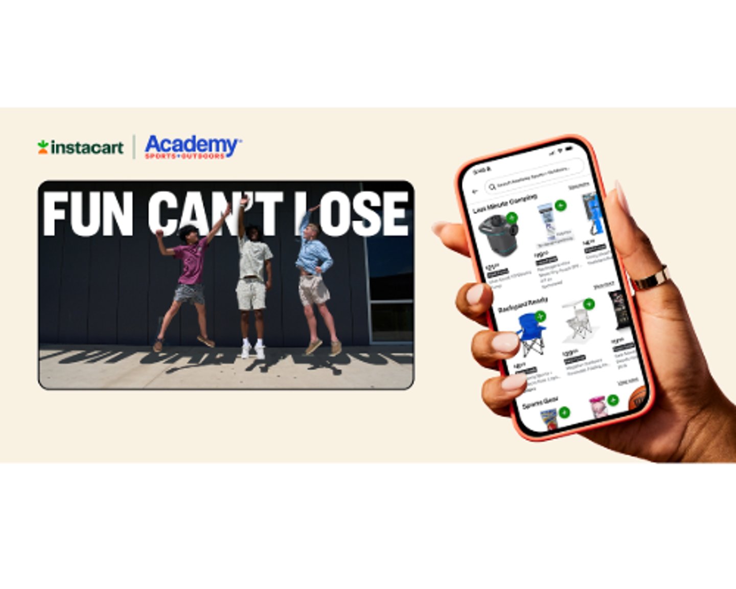 Academy Sports and Instacart