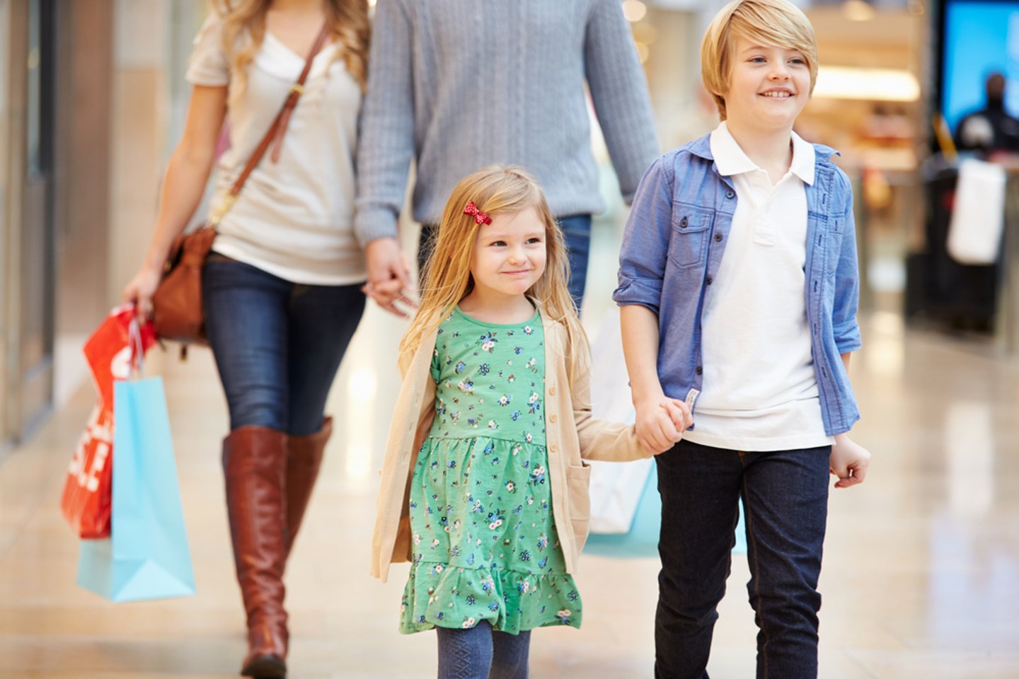 Family shopping