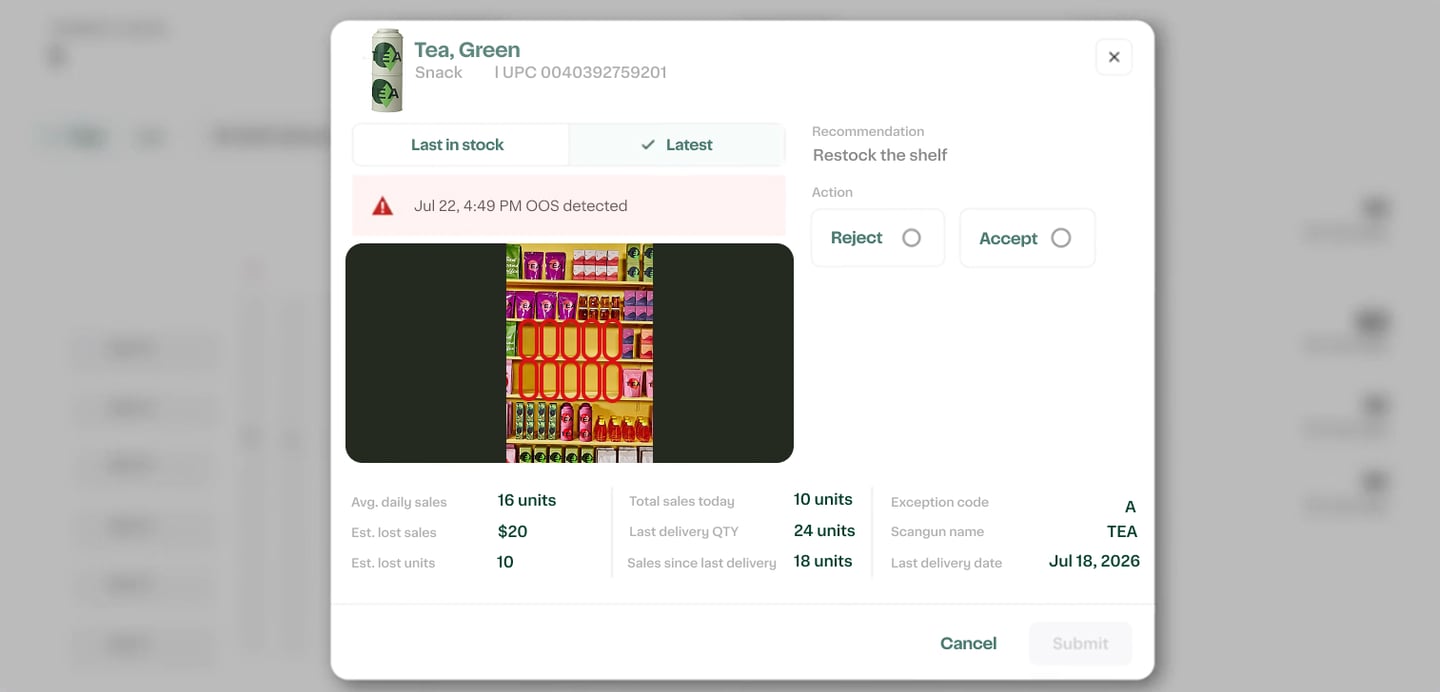 Instacart in-store software
