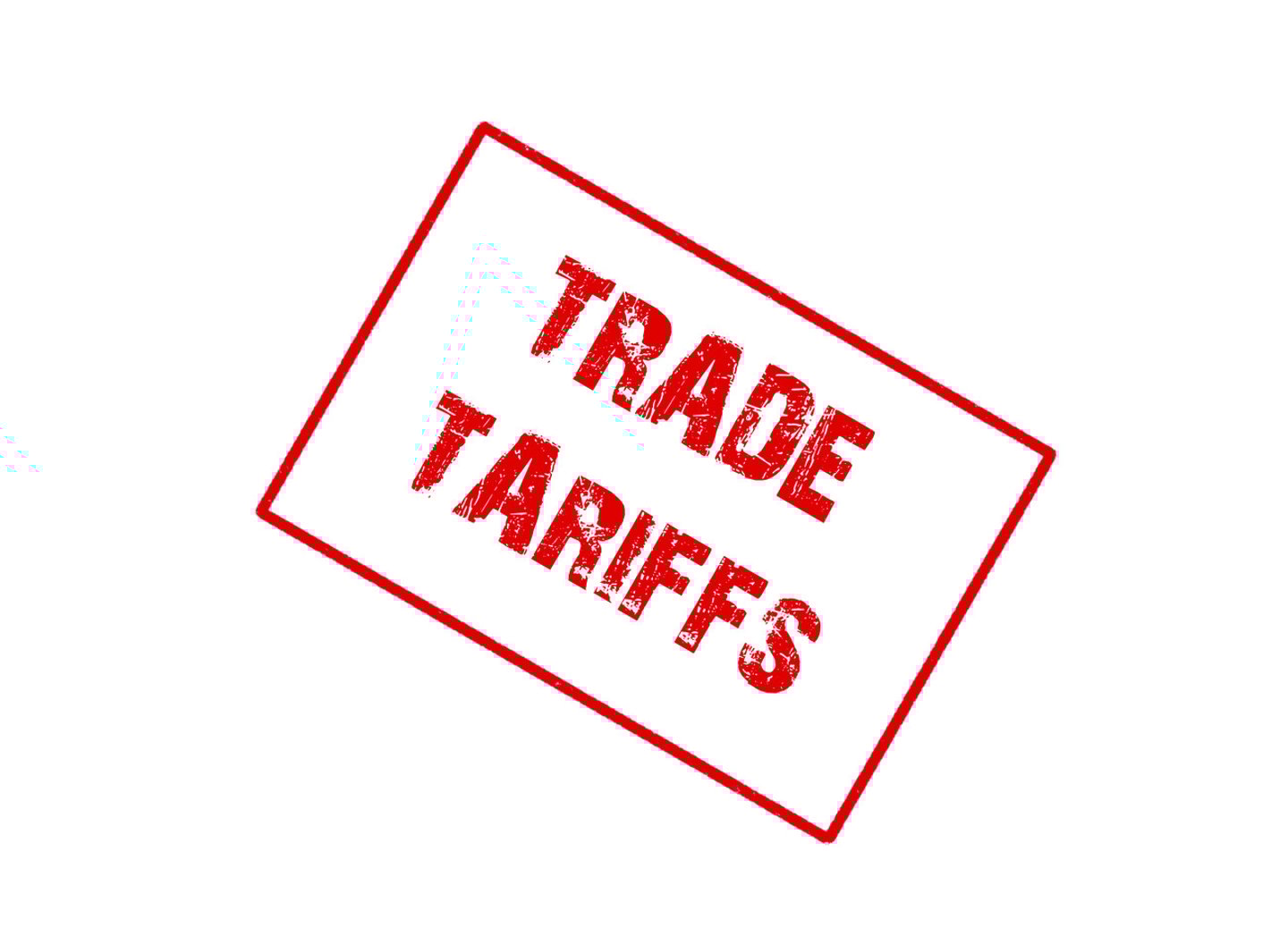 Trade tariffs rubber stamp; Shutterstock ID 1042926847