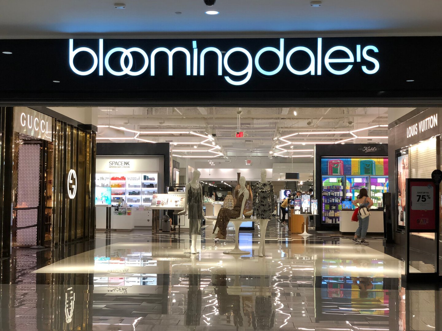 Los Angeles, CA: January 11, 2019: Exterior of a Bloomingdale's department store. Bloomingdale's was founded in 1861; Shutterstock ID 1281557962