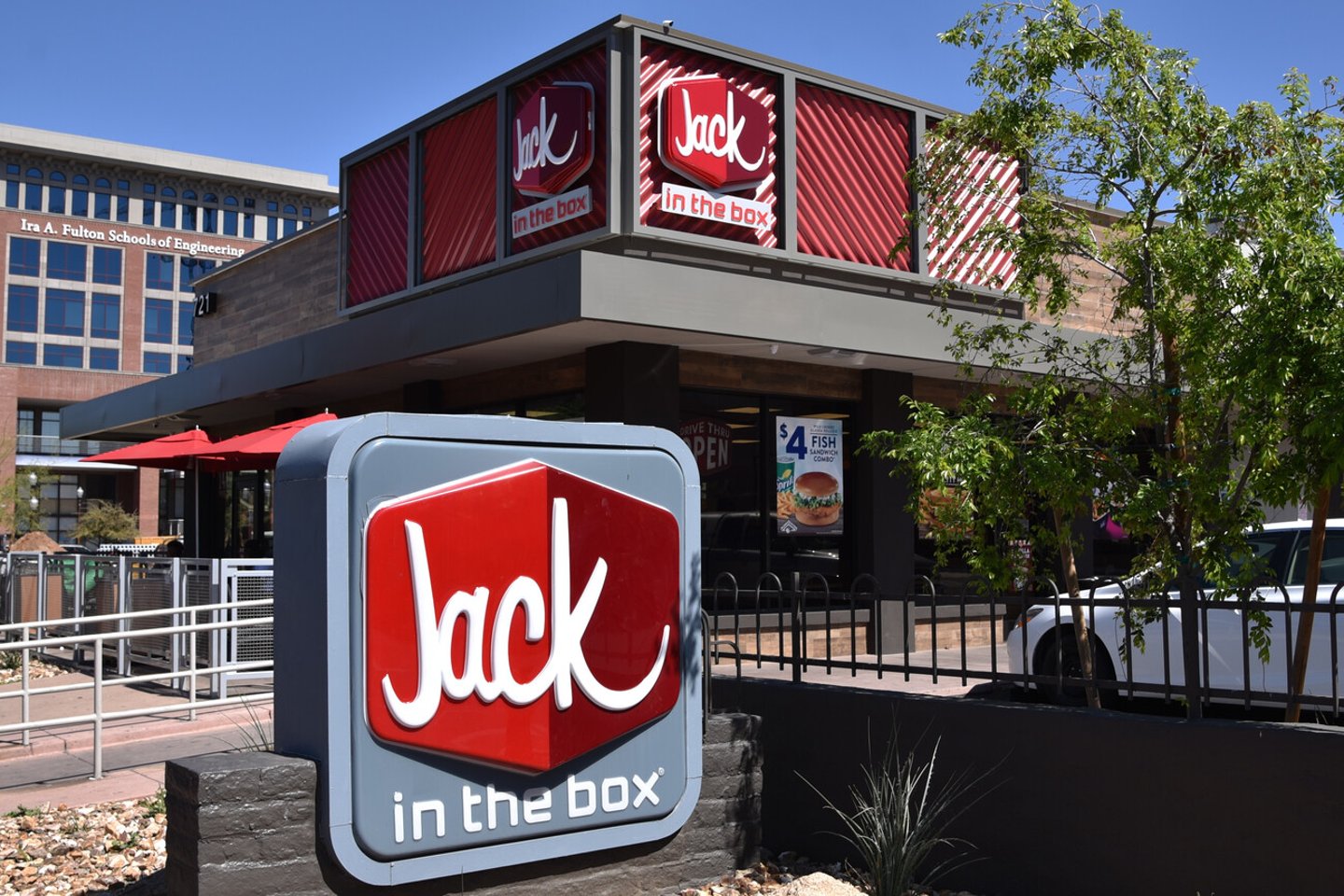 Jack in the Box on Mill Avenue in Tempe Arizona 3/16/19; Shutterstock ID 1342618712