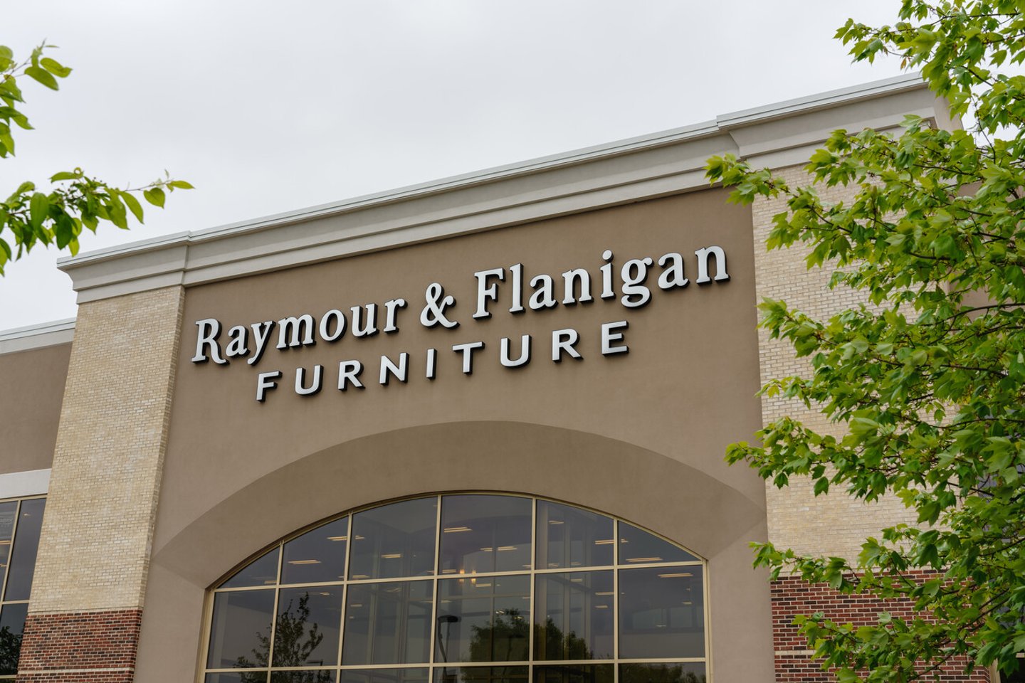 Collegeville, PA - May 9, 2019: Raymour & Flanigan Furniture retail chain store in the Providence Town Center.; Shutterstock ID 1395116726
