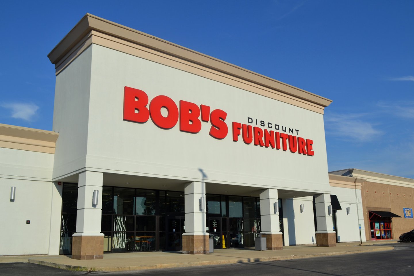 Greenwood, Indiana / United States - July 6 2020: Bob's Discount Furniture Store Signage; Shutterstock ID 1770987758