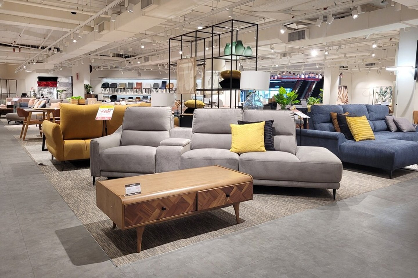 PENANG, MALAYSIA - 24 SEP 2023: Interior view furniture department in Harvey Norman store Penang. Australian based multinational retailer of furniture, bedding and consumer electrical products.; Shutterstock ID 2373644093