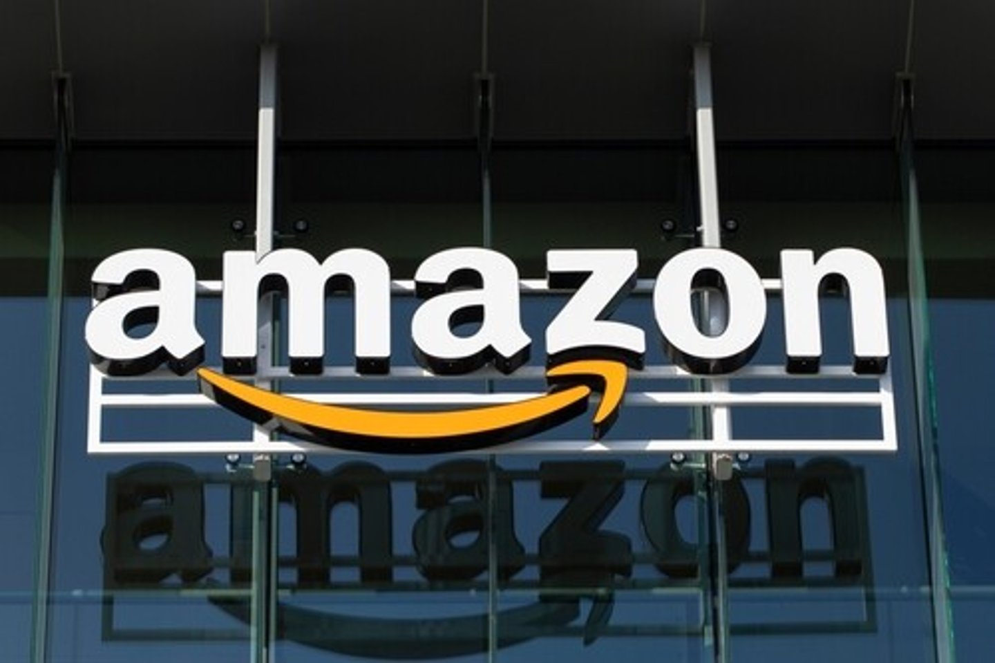 Palo Alto, CA, USA - Apr 30, 2022: Closeup of the Amazon logo seen at its campus in Palo Alto, California. The Palo Alto location hosts A9 Search, Amazon Web Services and Amazon Game Studios teams.; Shutterstock ID 2406109629