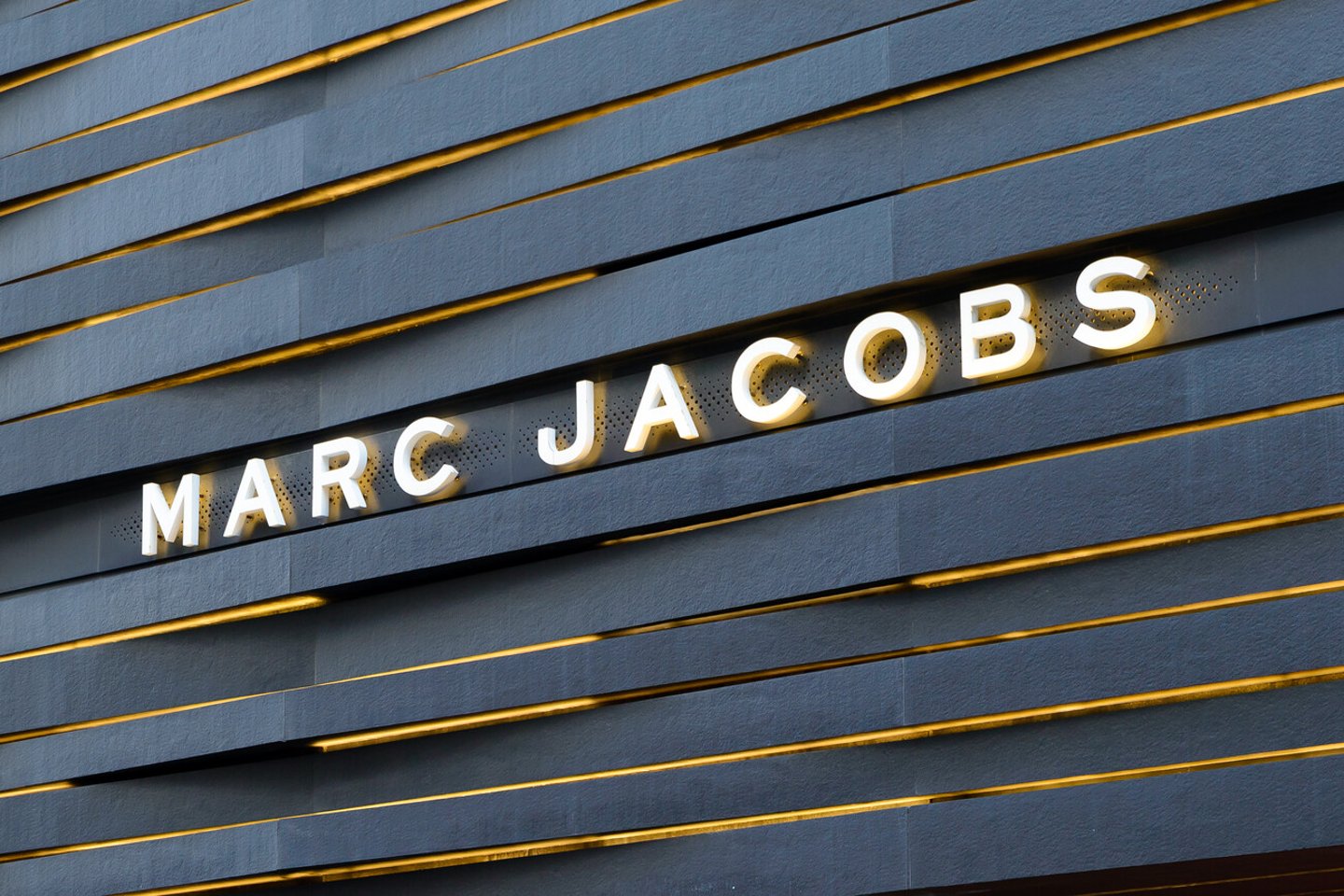 CIRCA JULY 2015 - HONG KONG: the logo of the brand "Marc Jacobs", Hong Kong.; Shutterstock ID 302497820