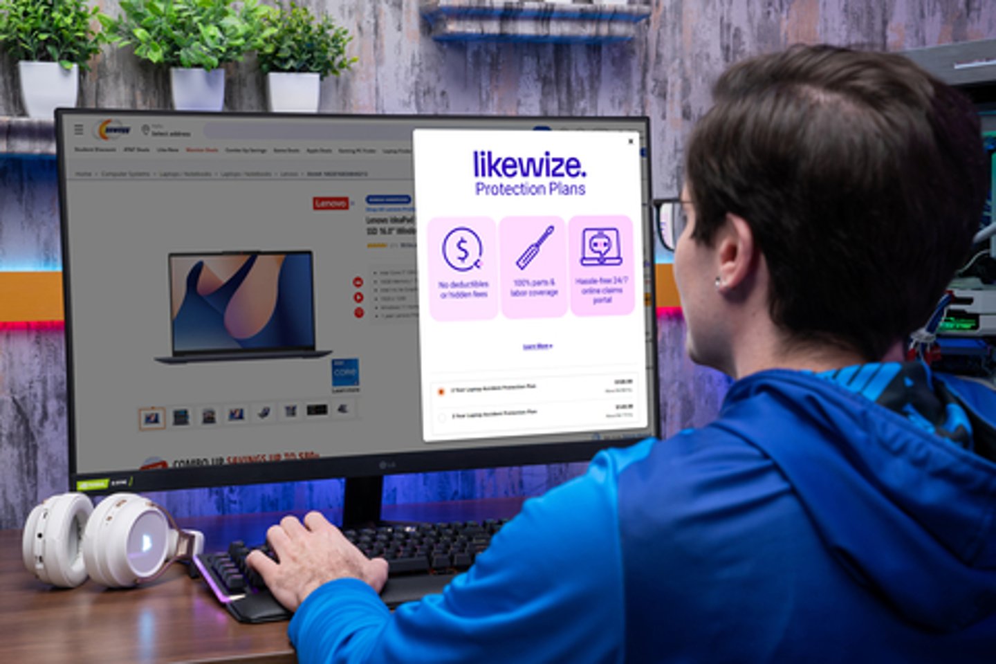 Newegg Likewize partnership (Photo: Newegg)