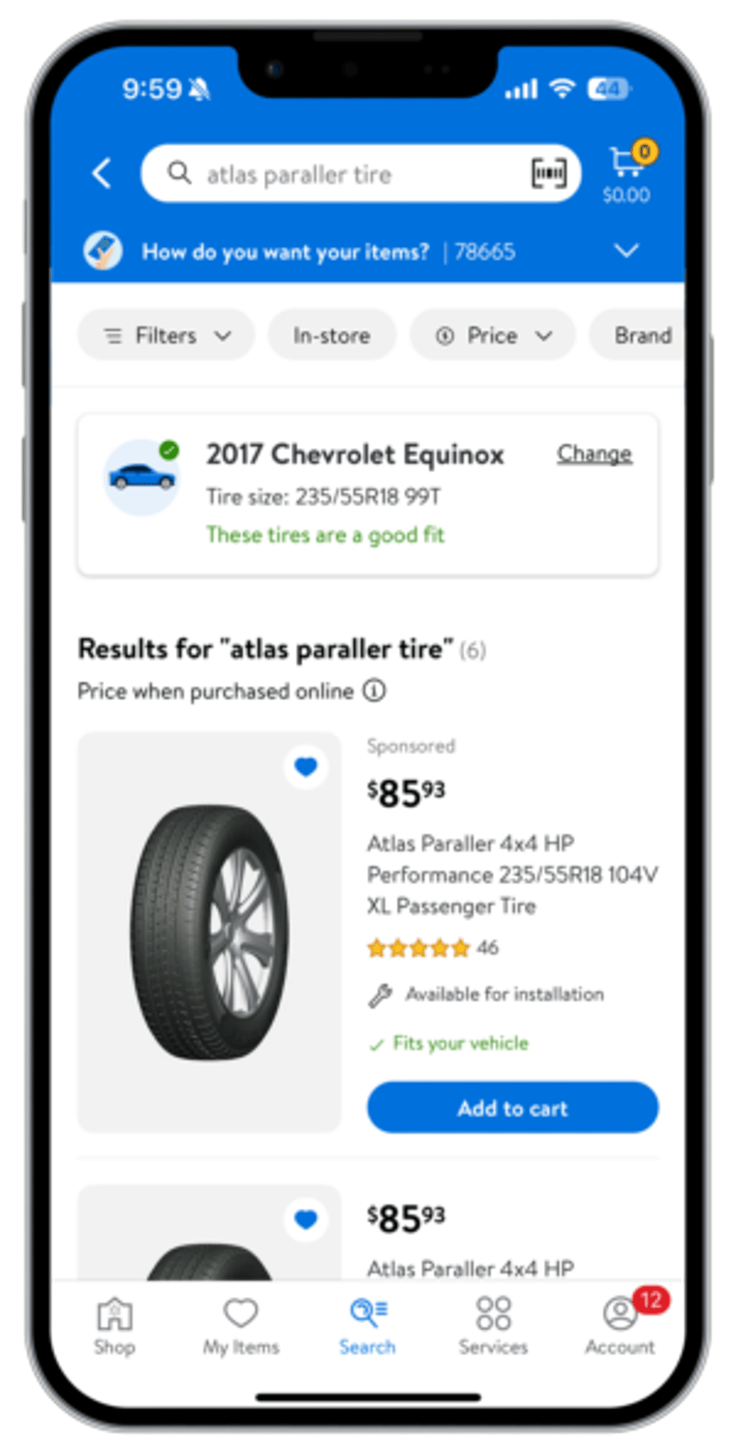 Walmart tires