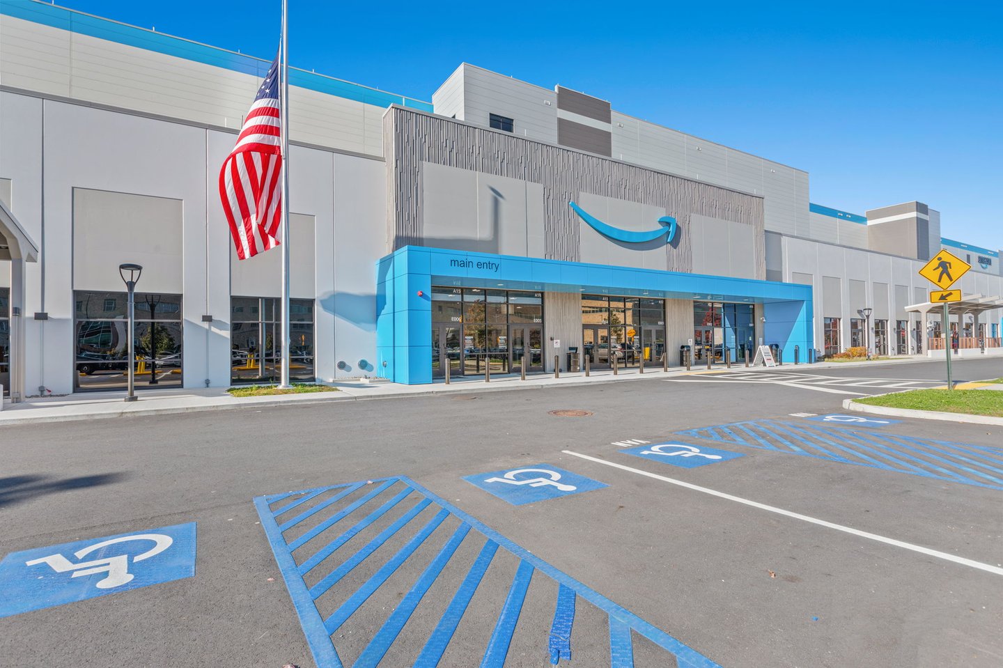 Amazon robotic fulfillment center, North Andover, MA