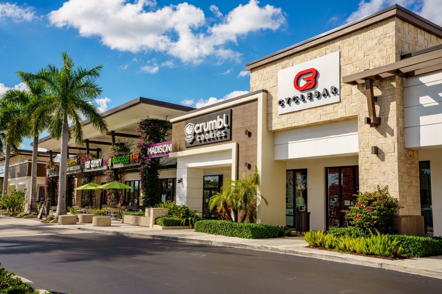 Open-air shopping center