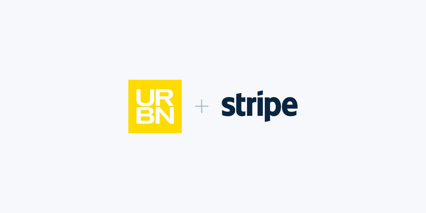 URBN and Stripe logos