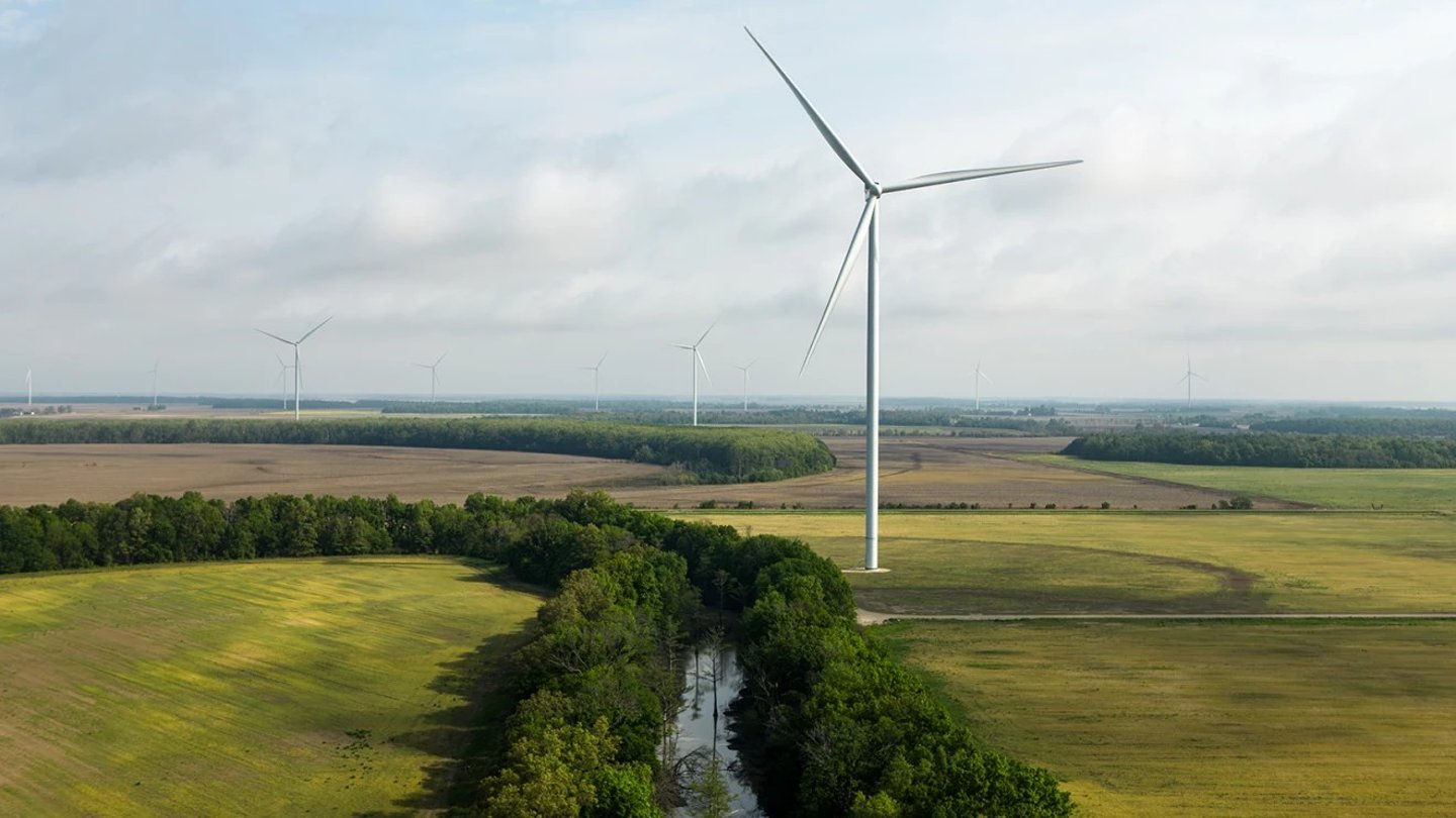 Delta Wind project, Tunica County, Miss. (Photo by AES)