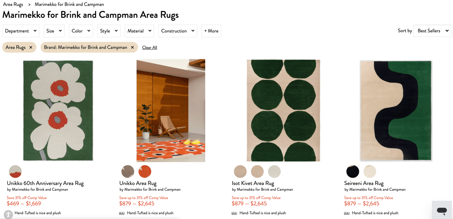 Rugs Direct Marimekko