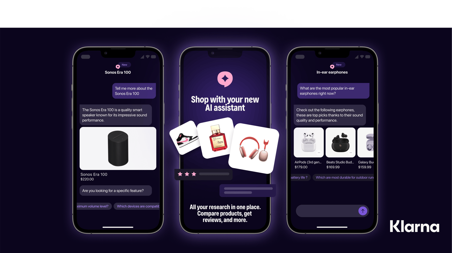 Klarna AI assistant updates