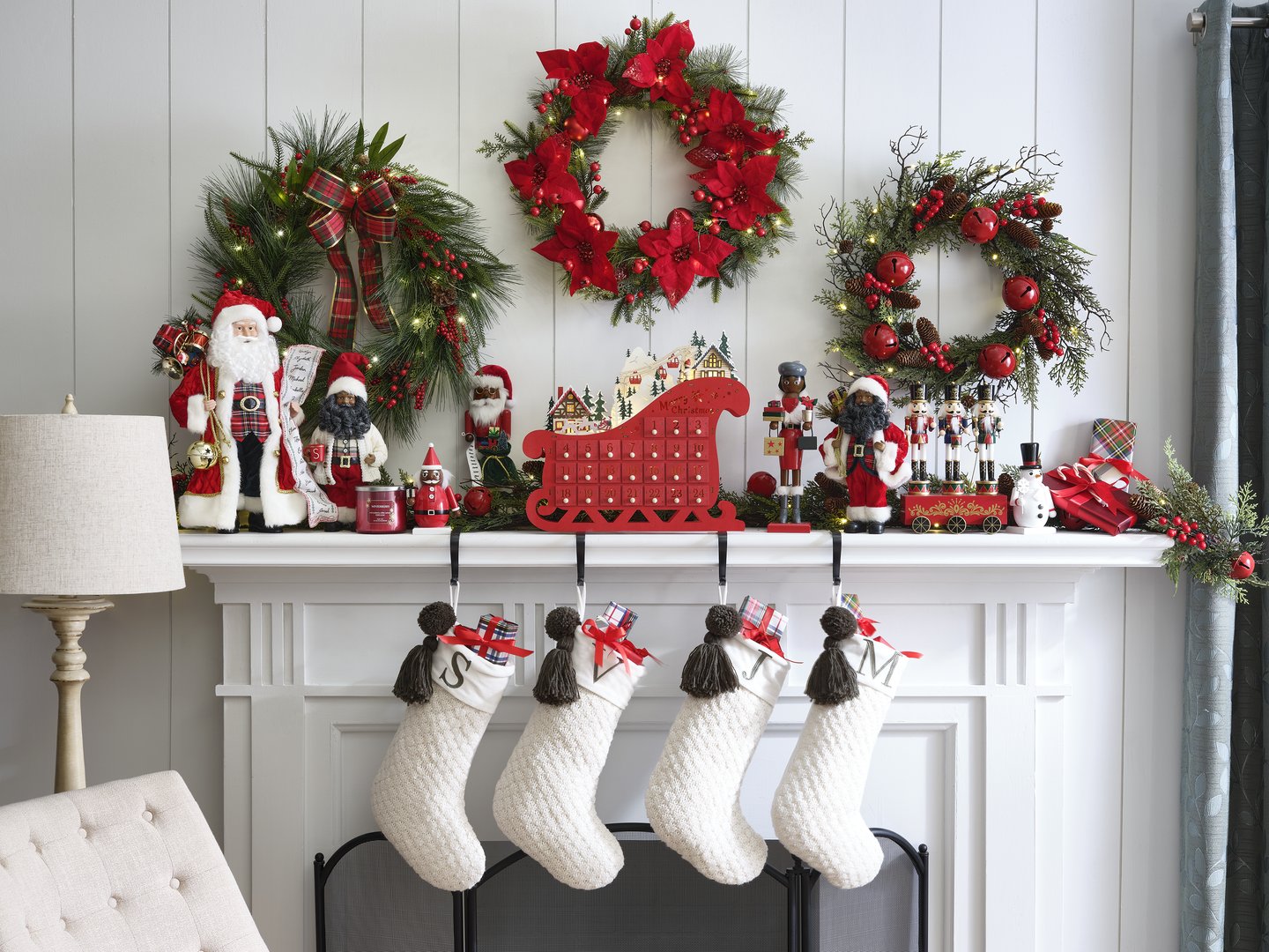 JCPenney holiday mantel