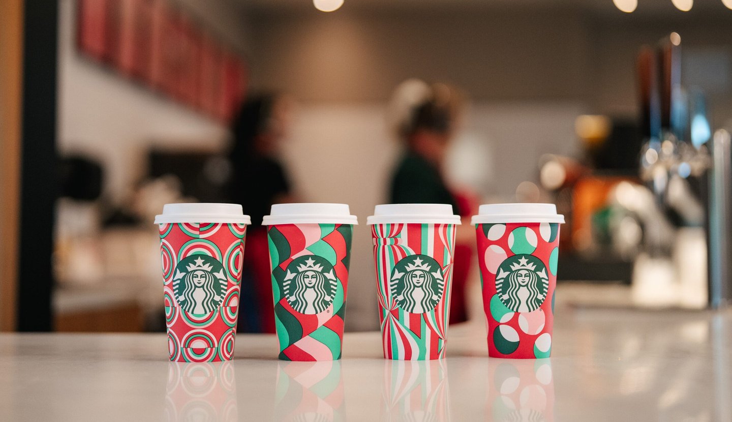 Starbucks holiday cups 