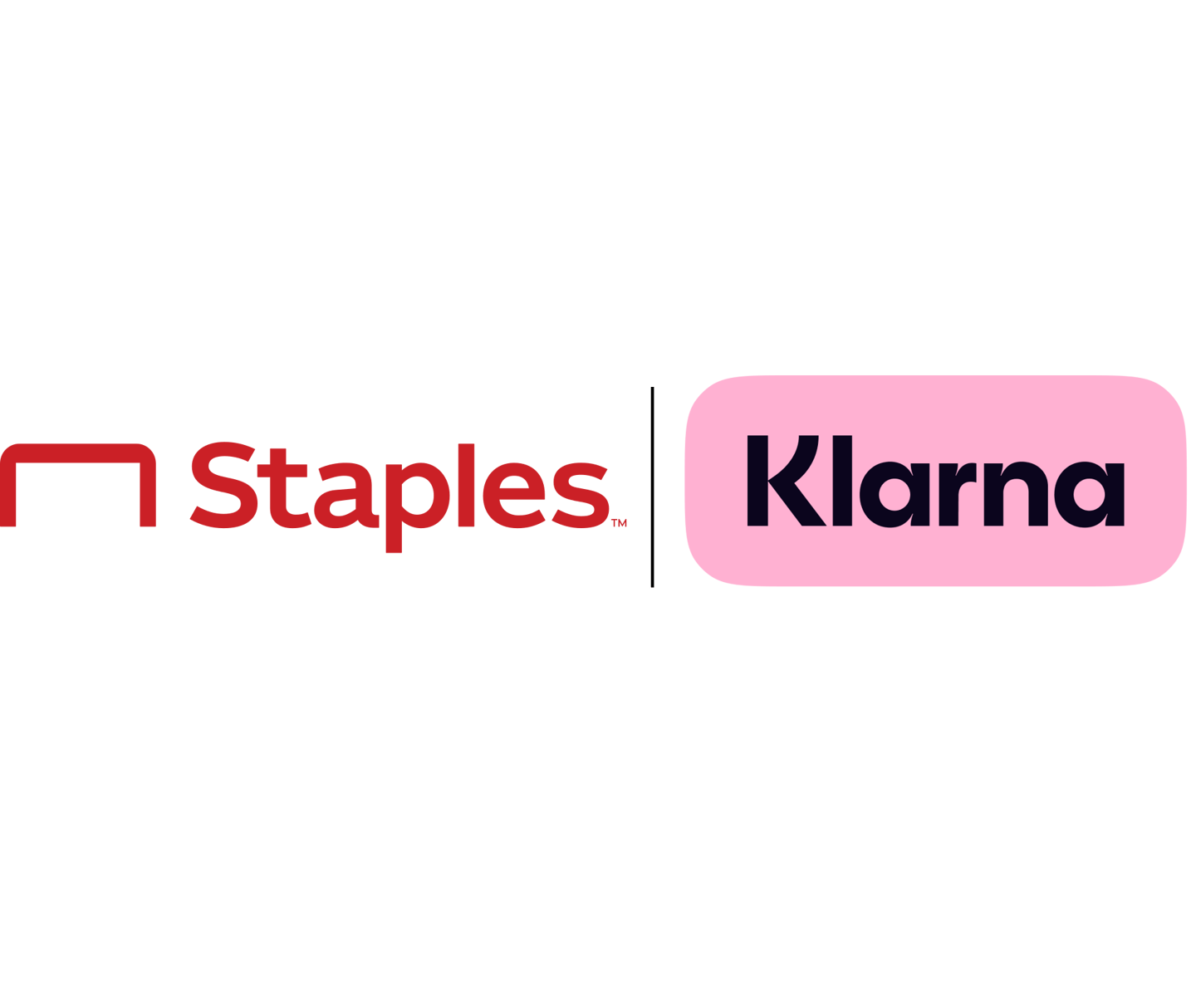 Staples and Klarna logos