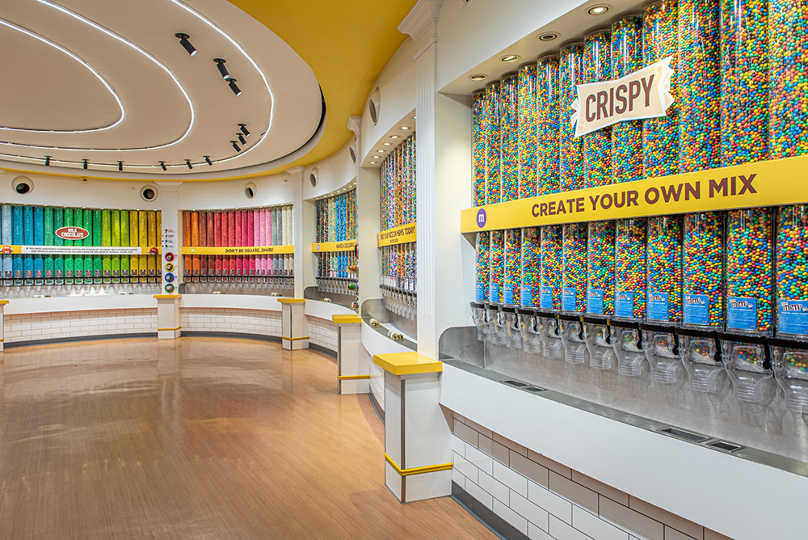 M&Ms store interior