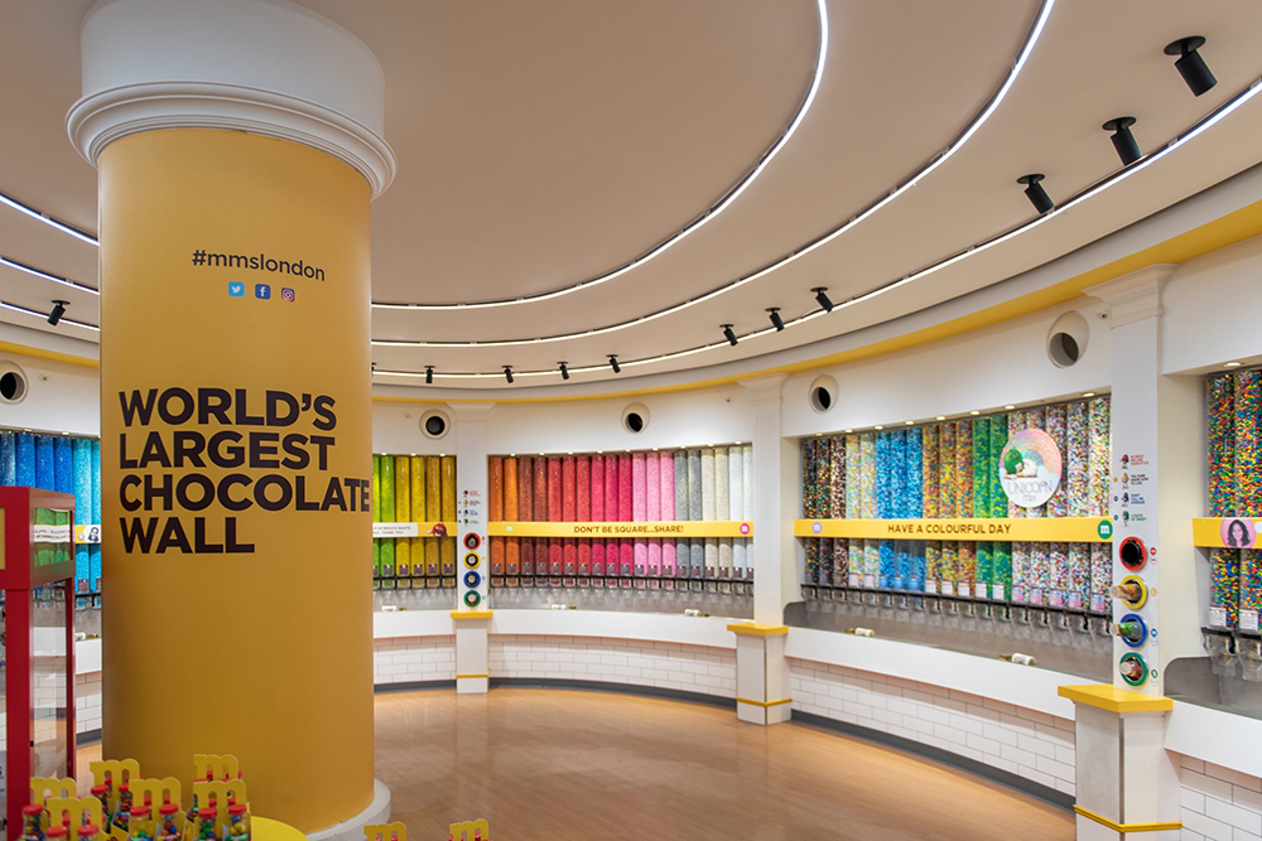 M&Ms store interior