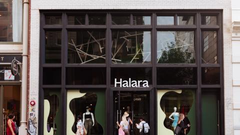 Halara NYC pop-up