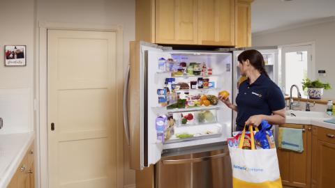 Walmart InHome fridge delivery (Business Wire)