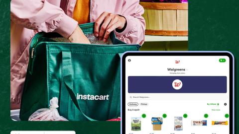 Walgreens and Instacart now accept SNAP/EBT payments. (Graphic: Business Wire)