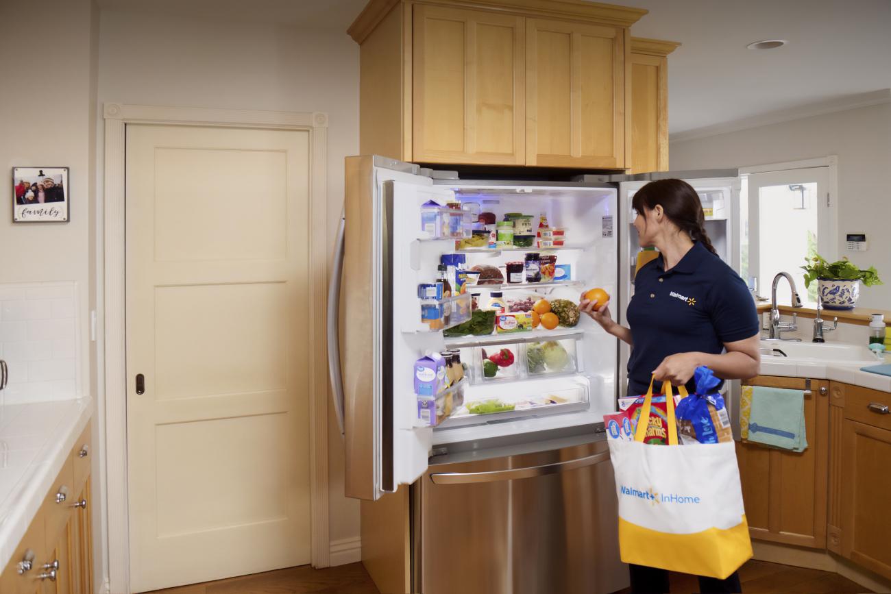 Walmart InHome fridge delivery (Business Wire)