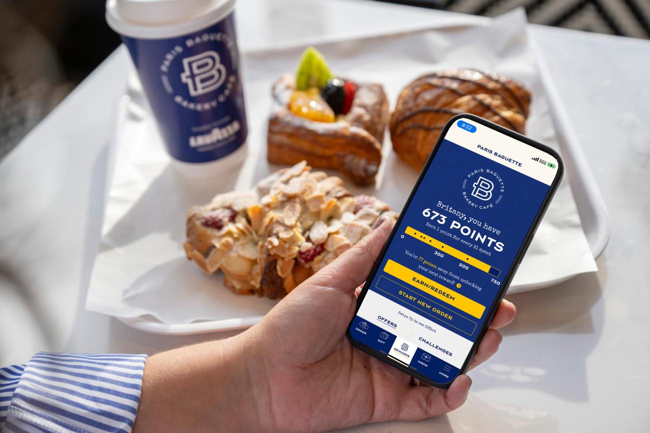 Paris Baguette rewards app