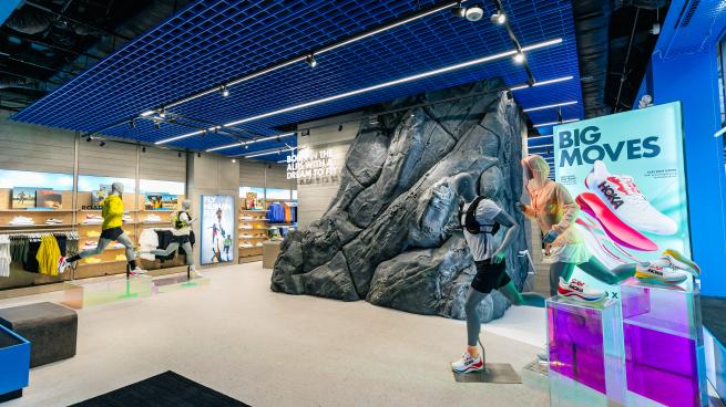 On fire running brand Hoka opens its first U.S. flagship Chain Store Age