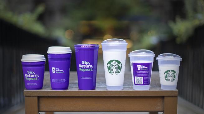 Starbucks partners with other chains in first-of-its kind reusable cup  pilot | Chain Store Age