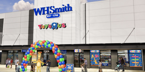 Toys"R"Us shop-in-shops will open in nine WHSmith stores this year.  