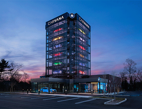 Carvana opens car vending machine in major U.S. metro area