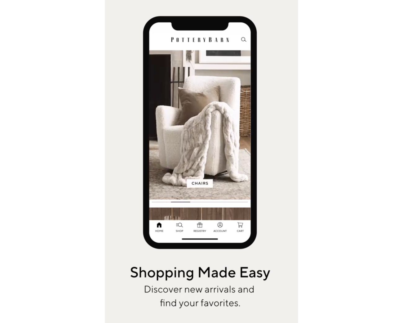 Pottery Barn app