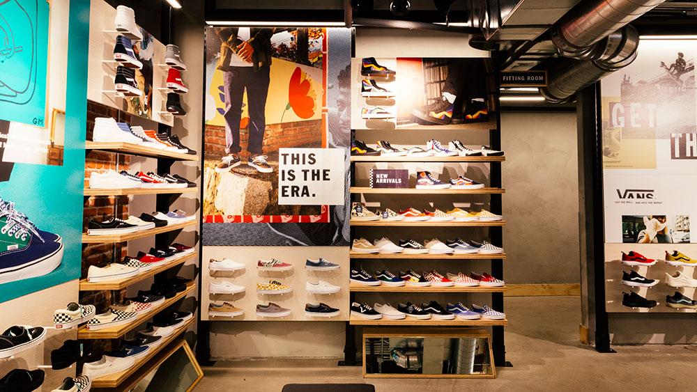 Vans store shoe store