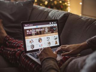 Black Friday online shopper