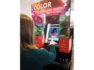 Sally Beauty kiosk