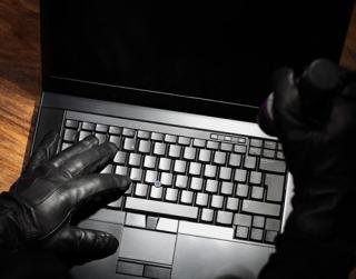 crime on laptop