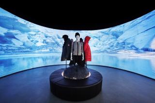 Canada Goose mannequins