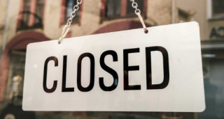 Closed sign