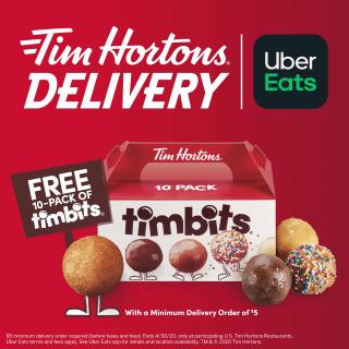 Tim Hortons delivery