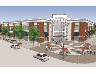 Rendering of Amazon's new Redmond, WA facility