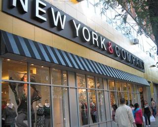 New York and Company storefront