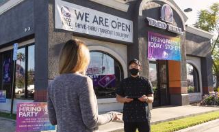 Taco Bell curbside interview