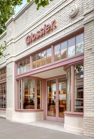 Glossier storefront