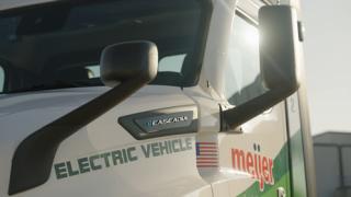 Meijer is deploying two of the first all-electric semitrucks outside of California.
