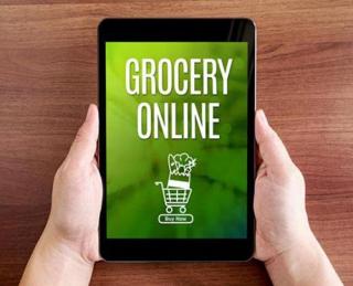 Online’s share of total grocery spending slid in April, falling 20 basis points to 12.1% versus last year.
